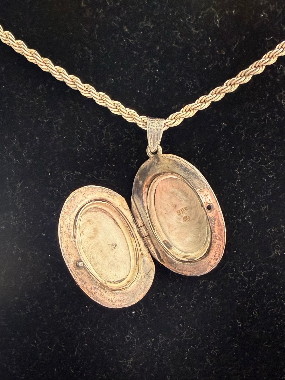 Vintage Sterling silver necklace and chain
